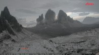 Archiv Foto Webcam Dreizinnenhütte Südtirol: Blick auf die 3 Zinnen 19:00