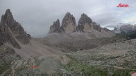 Archived image Webcam Dolomites: Mountain Hut Antonio Locatelli 07:00