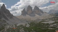 Archived image Webcam Dolomites: Mountain Hut Antonio Locatelli 11:00