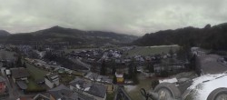 Archiv Foto Webcam Bischofshofen: Blick auf Skisprungschanze und Ort 07:00