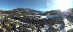 Archiv Foto Webcam Bischofshofen: Blick auf Skisprungschanze und Ort 13:00