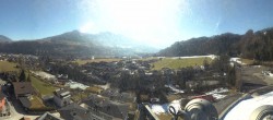 Archiv Foto Webcam Bischofshofen: Blick auf Skisprungschanze und Ort 10:00