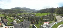 Archiv Foto Webcam Bischofshofen: Blick auf Skisprungschanze und Ort 11:00