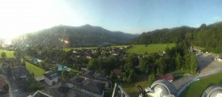 Archiv Foto Webcam Bischofshofen: Blick auf Skisprungschanze und Ort 05:00