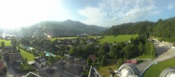 Archiv Foto Webcam Bischofshofen: Blick auf Skisprungschanze und Ort 06:00