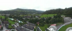 Archiv Foto Webcam Bischofshofen: Blick auf Skisprungschanze und Ort 06:00