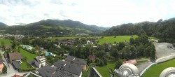 Archiv Foto Webcam Bischofshofen: Blick auf Skisprungschanze und Ort 13:00