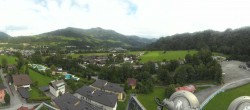 Archiv Foto Webcam Bischofshofen: Blick auf Skisprungschanze und Ort 15:00