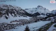 Archiv Foto Webcam Oberlech am Arlberg: Pension Bergland 19:00