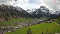 Archiv Foto Webcam Oberlech am Arlberg: Pension Bergland 13:00