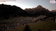 Archived image Webcam Lech: Guesthouse Bergland 05:00