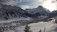 Archiv Foto Webcam Oberlech am Arlberg: Pension Bergland 13:00