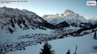 Archiv Foto Webcam Oberlech am Arlberg: Pension Bergland 07:00