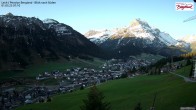 Archiv Foto Webcam Oberlech am Arlberg: Pension Bergland 06:00