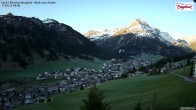 Archiv Foto Webcam Oberlech am Arlberg: Pension Bergland 05:00