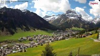 Archiv Foto Webcam Oberlech am Arlberg: Pension Bergland 09:00