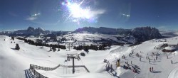 Archiv Foto Webcam Seiser Alm: Blick von der Puflatsch Bergstation 09:00