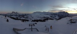 Archiv Foto Webcam Seiser Alm: Blick von der Puflatsch Bergstation 17:00