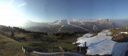 Archiv Foto Webcam Seiser Alm: Blick von der Puflatsch Bergstation 06:00