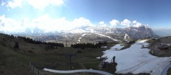 Archived image Webcam Panorama of the Alpe di Siusi from the Puflatsch mountain station 09:00