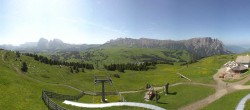 Archiv Foto Webcam Seiser Alm: Blick von der Puflatsch Bergstation 09:00