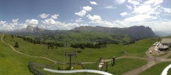 Archiv Foto Webcam Seiser Alm: Blick von der Puflatsch Bergstation 13:00