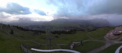 Archiv Foto Webcam Seiser Alm: Blick von der Puflatsch Bergstation 19:00