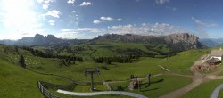 Archived image Webcam Panorama of the Alpe di Siusi from the Puflatsch mountain station 07:00