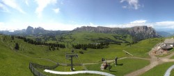 Archived image Webcam Panorama of the Alpe di Siusi from the Puflatsch mountain station 09:00