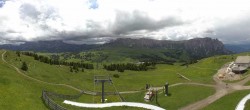 Archived image Webcam Panorama of the Alpe di Siusi from the Puflatsch mountain station 11:00