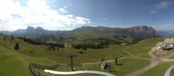 Archiv Foto Webcam Seiser Alm: Blick von der Puflatsch Bergstation 09:00