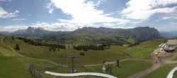 Archiv Foto Webcam Seiser Alm: Blick von der Puflatsch Bergstation 11:00
