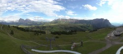 Archiv Foto Webcam Seiser Alm: Blick von der Puflatsch Bergstation 17:00