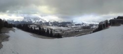 Archiv Foto Webcam Seiser Alm: Panoramablick Mezdi Bergstation 06:00