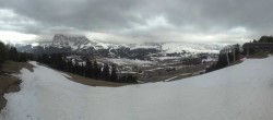 Archiv Foto Webcam Seiser Alm: Panoramablick Mezdi Bergstation 07:00