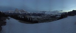 Archived image Webcam View over Alpe di Siusi - Mezdi mountain station 19:00