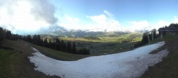Archiv Foto Webcam Seiser Alm: Panoramablick Mezdi Bergstation 07:00