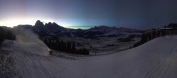 Archiv Foto Webcam Seiser Alm: Panoramablick Mezdi Bergstation 06:00