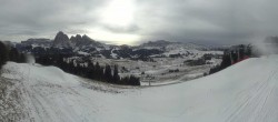 Archiv Foto Webcam Seiser Alm: Panoramablick Mezdi Bergstation 09:00