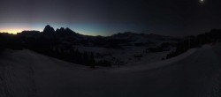 Archiv Foto Webcam Seiser Alm: Panoramablick Mezdi Bergstation 06:00