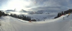 Archived image Webcam View over Alpe di Siusi - Mezdi mountain station 07:00