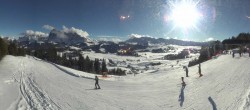 Archiv Foto Webcam Seiser Alm: Panoramablick Mezdi Bergstation 13:00