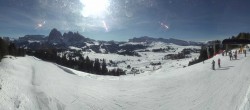 Archiv Foto Webcam Seiser Alm: Panoramablick Mezdi Bergstation 09:00