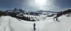 Archiv Foto Webcam Seiser Alm: Panoramablick Mezdi Bergstation 11:00