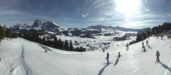 Archiv Foto Webcam Seiser Alm: Panoramablick Mezdi Bergstation 13:00