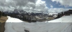 Archiv Foto Webcam Seiser Alm: Panoramablick Mezdi Bergstation 06:00
