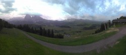 Archiv Foto Webcam Seiser Alm: Panoramablick Mezdi Bergstation 19:00