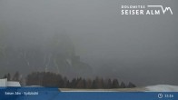 Archiv Foto Webcam Seiser Alm: Bergstation Spitzbühl 14:00