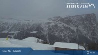 Archived image Webcam Seiser Alm: Top Station Spitzbühl 07:00