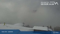 Archived image Webcam Seiser Alm: Top Station Spitzbühl 08:00